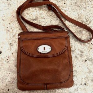 Buttersoft Leather FOSSIL Boho Style Crossbody Bag